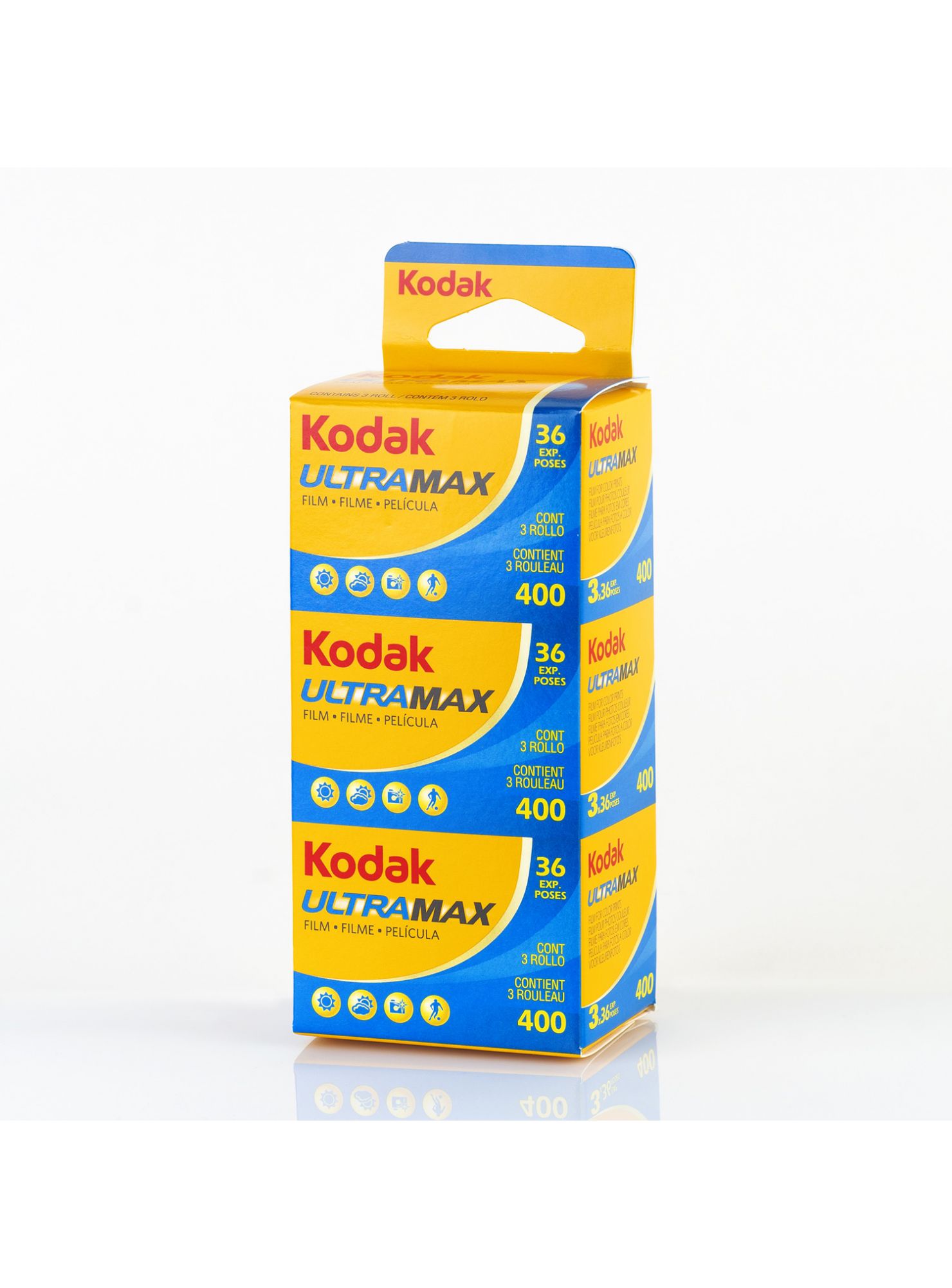 Kodak Ultramax 400 - 135-36 - Pack de 3 films