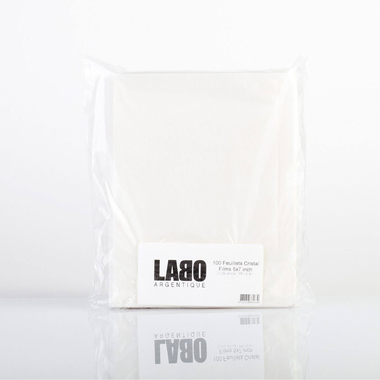 LABO-ARGENTIQUE Pochettes Cristal 5 x 7 inch ou 13 x 18 cm / 100 poch